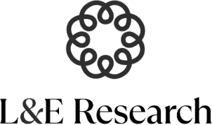 L&E Research logo